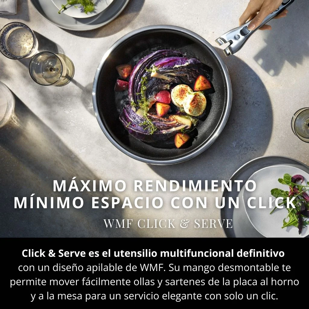 Mango de acero inoxidable desmontable Click & Serve WMF - Imagen 9