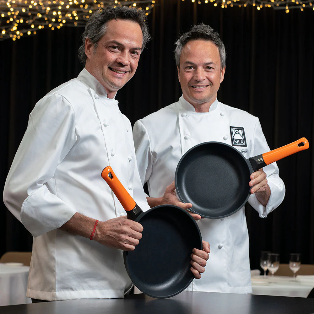 Sartén honda antiadherente Efficient Orange BRA - Imagen 5