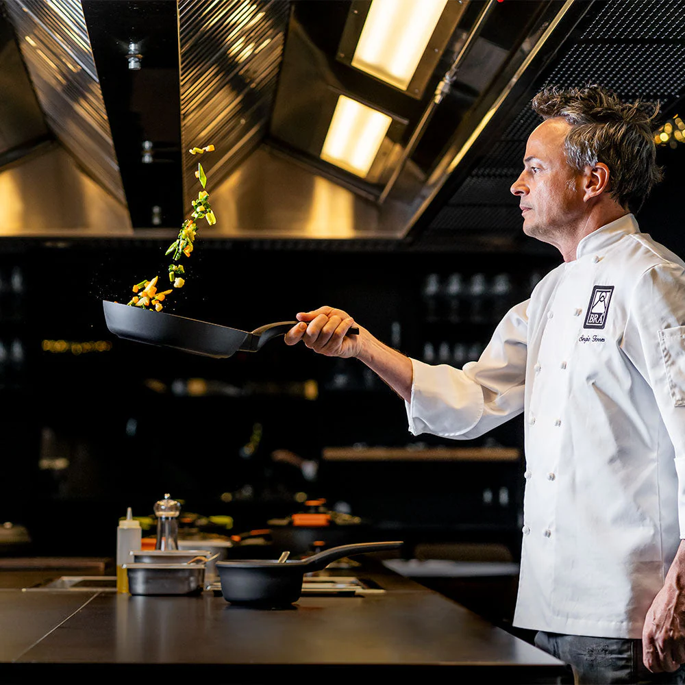 Lote de 2 sartenes antiadherentes Efficient BRA - Imagen 4