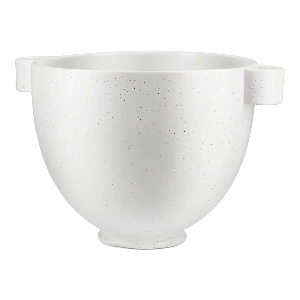 Bol cerámico reforzado con titanio Speckled Stone de 4,7l KitchenAid - Imagen 4