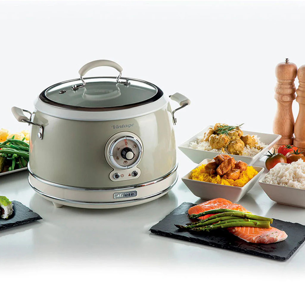 Olla arrocera + Multifunción + Cocción lenta Vintage Ariete - Imagen 4