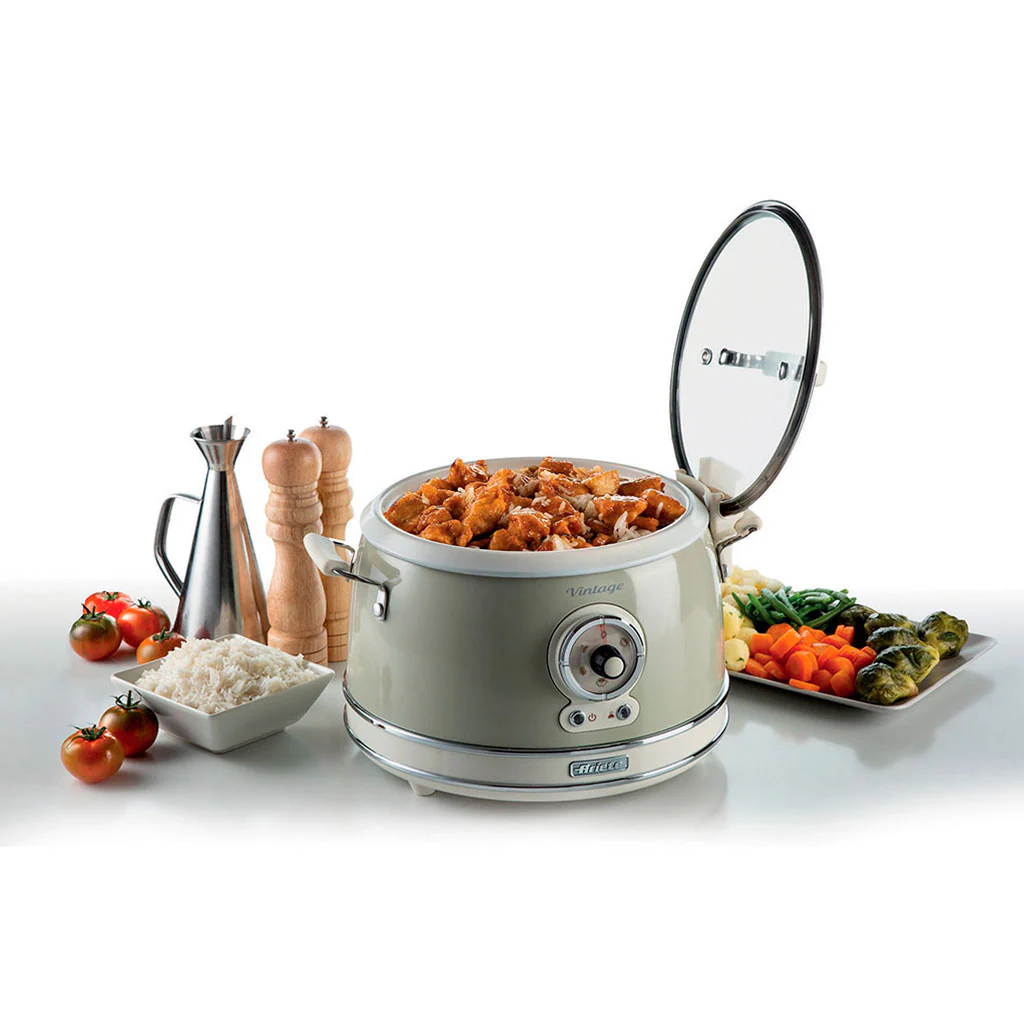 Olla arrocera + Multifunción + Cocción lenta Vintage Ariete - Imagen 9