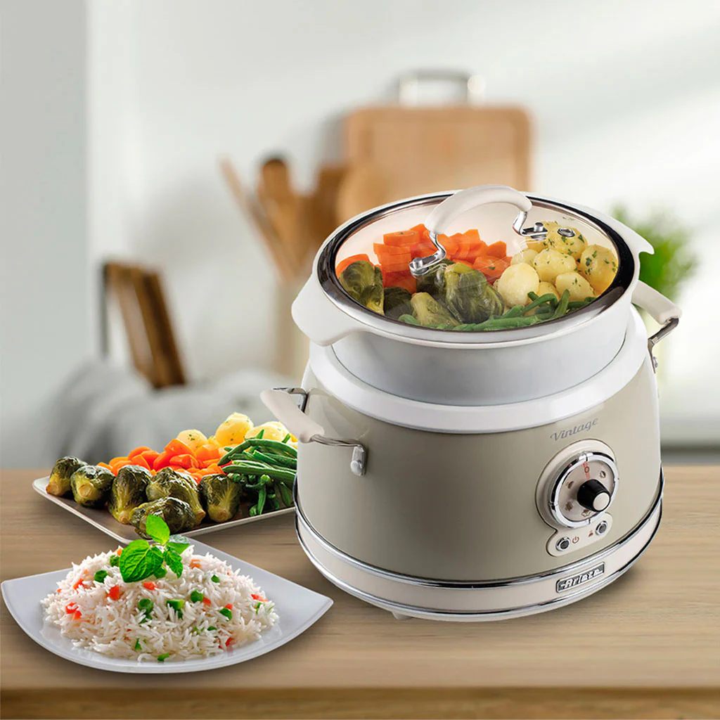 Olla arrocera + Multifunción + Cocción lenta Vintage Ariete - Imagen 5