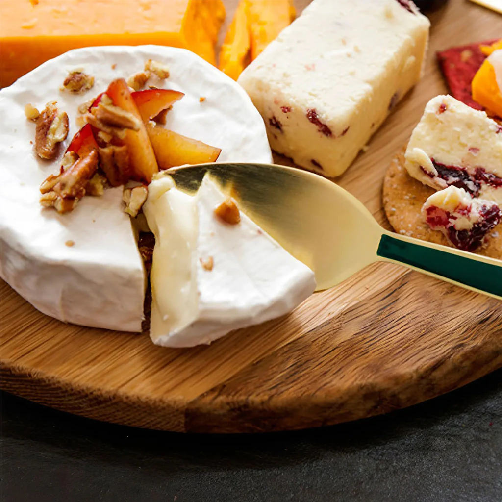 Set de 3 utensilios para queso inox dorado Artesà KitchenCraft - Imagen 3