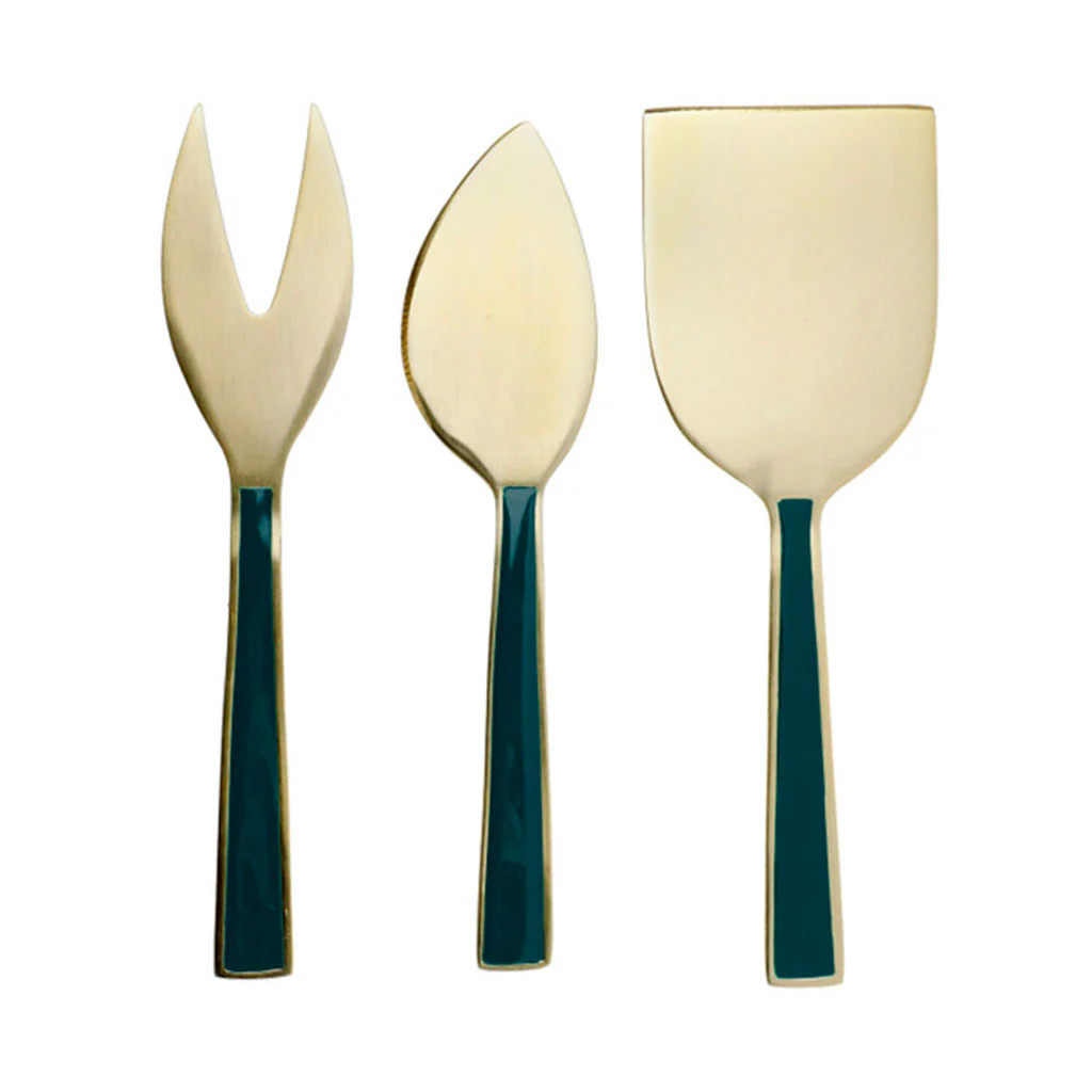 Set de 3 utensilios para queso inox dorado Artesà KitchenCraft - Imagen 5