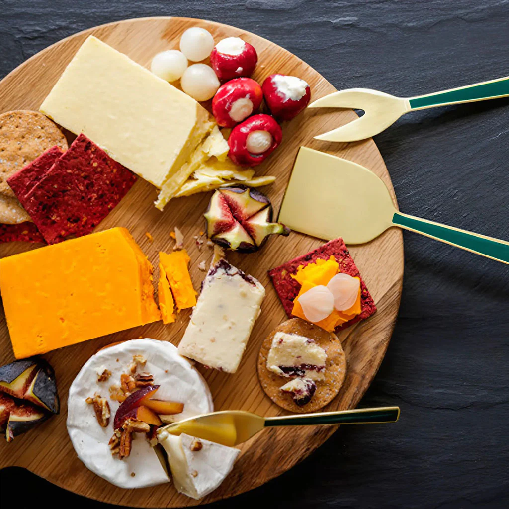 Set de 3 utensilios para queso inox dorado Artesà KitchenCraft