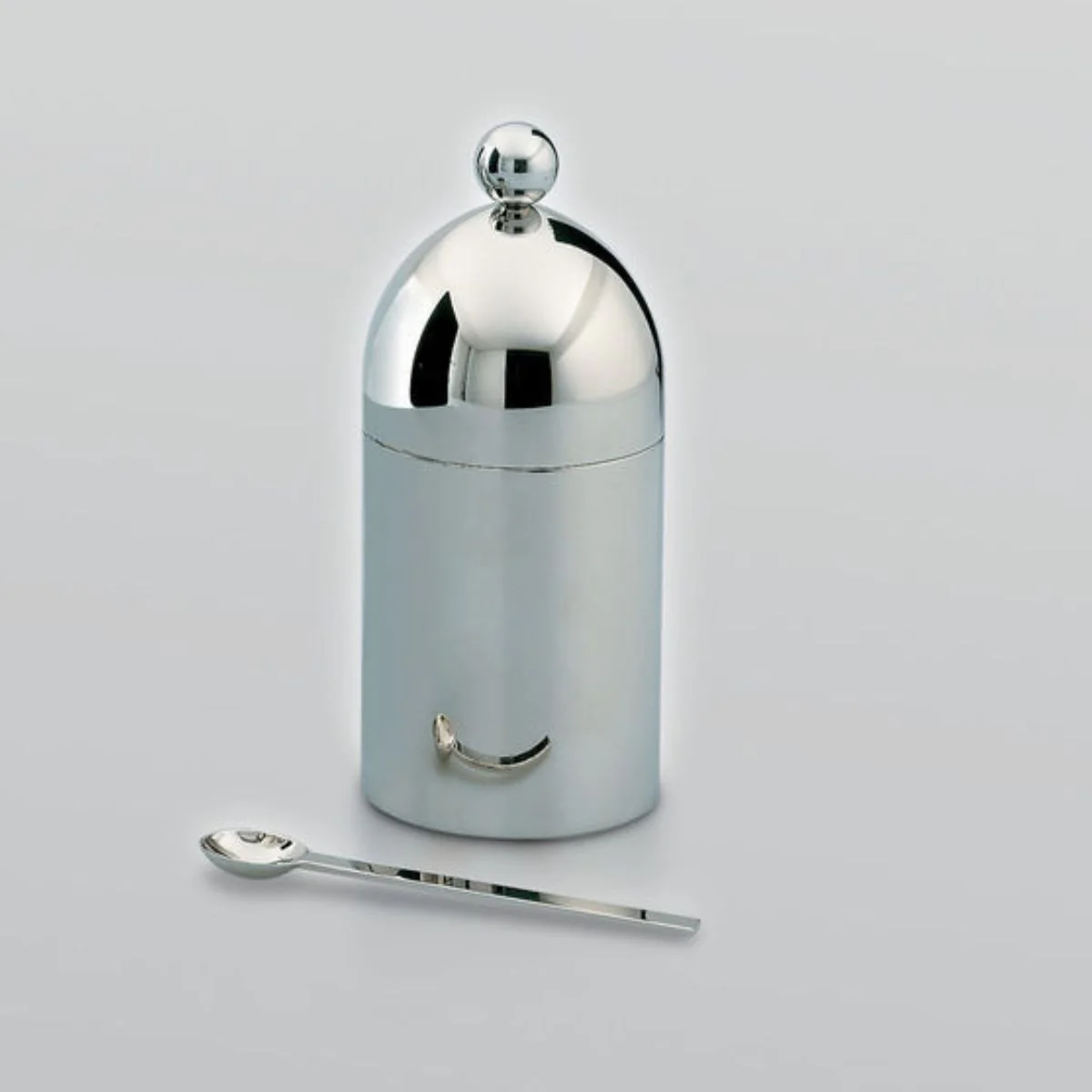 Azucarero con cucharita de acero inoxidable Aldo Rosi Alessi - Imagen 3