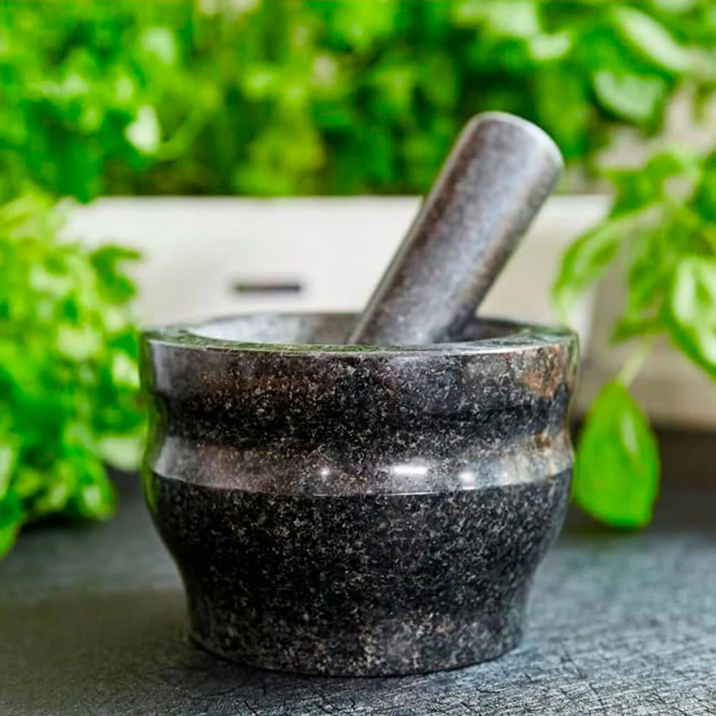 Mortero con mano granito Cole&Mason - Imagen 2