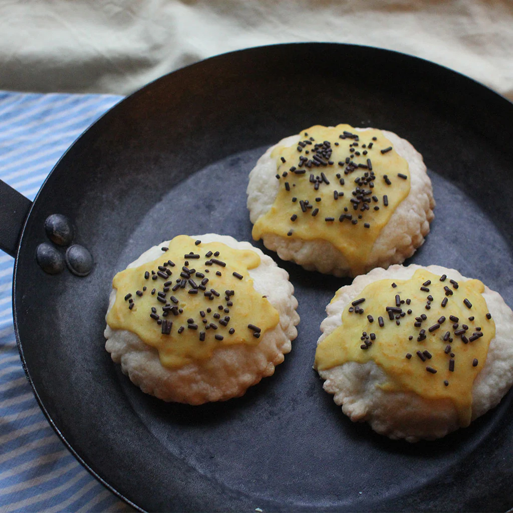 Sartén de acero carbono curado Lodge