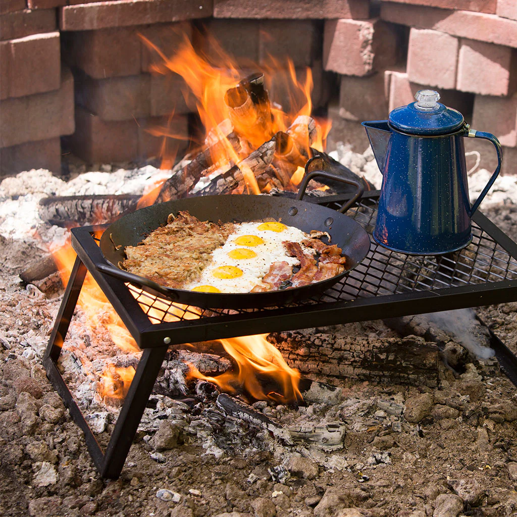 Sartén tipo paellera de acero carbono curado Lodge - Imagen 6