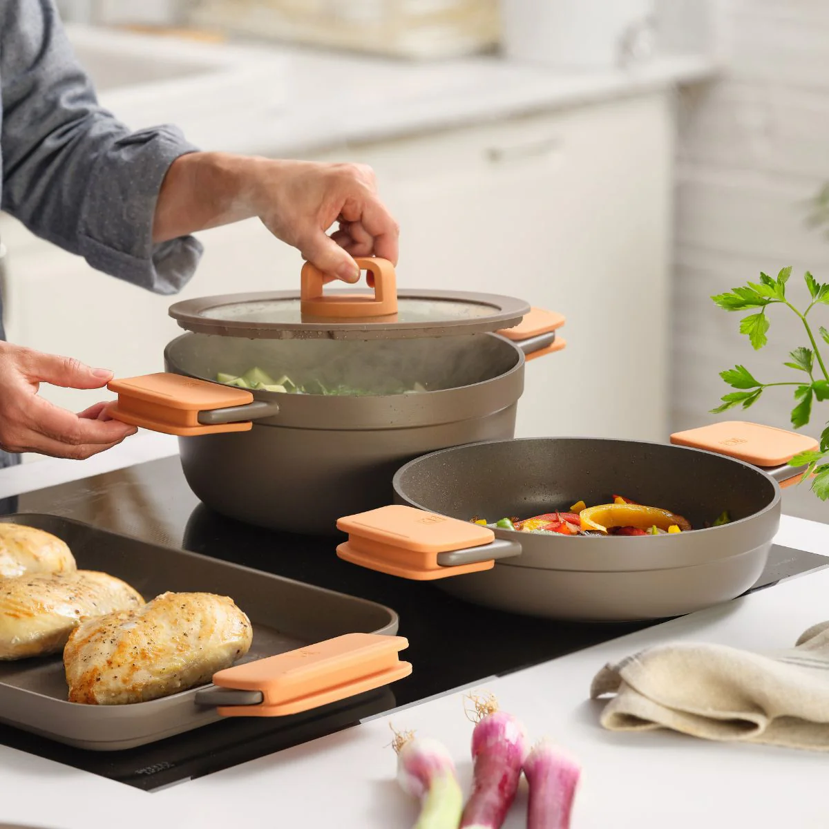 Cacerola baja antiadherente Compac Pro Bra - Imagen 8