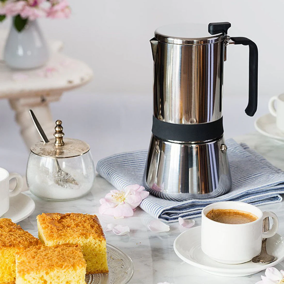 Cafetera acero inoxidable Aroma Monix