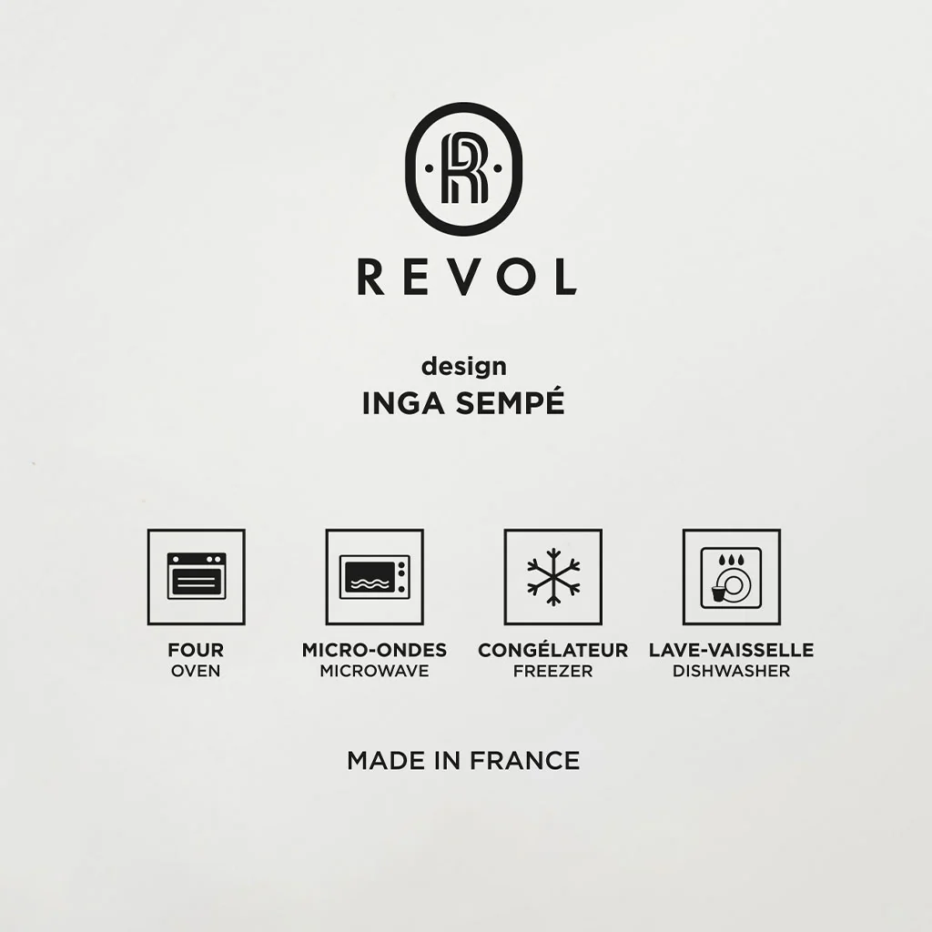 Conjunto de taza y plato Alaska Revol - Imagen 5