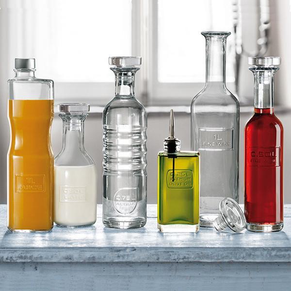 Botella hermética de cristal 1 litro Luigi Bormioli - Imagen 3