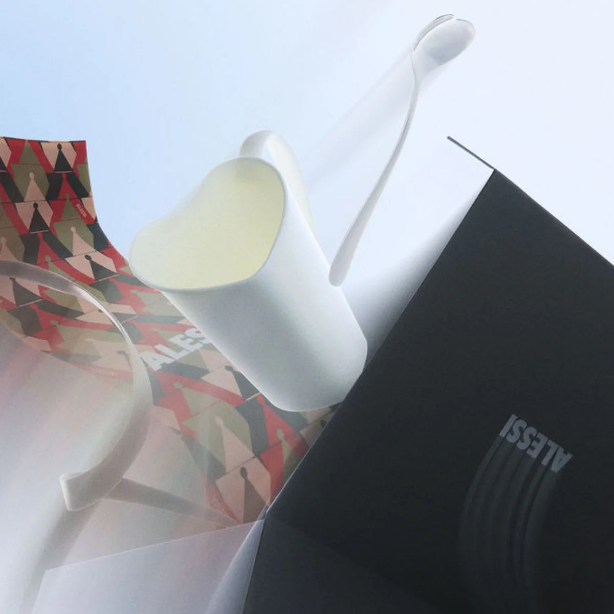 Conjunto de taza y cuchara corazón Miriam Mirri Alessi - Imagen 9