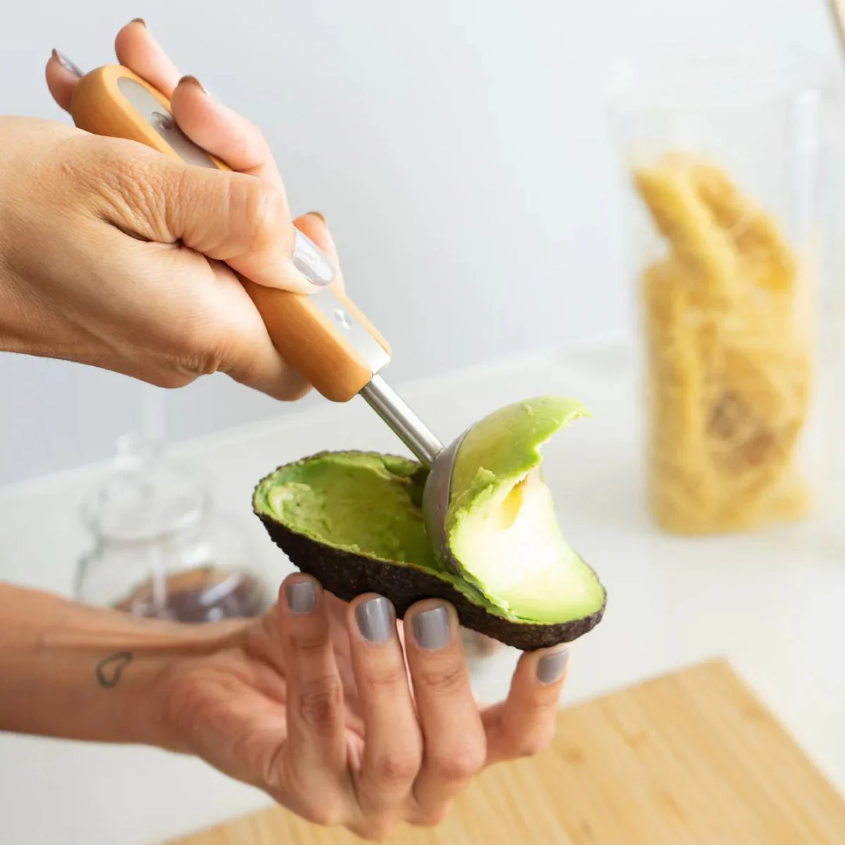 Cuchara para helado de acero inoxidable The Baller Full Circle