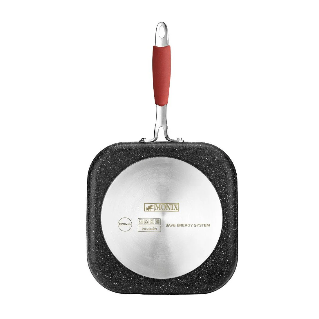 Grill antiadherente con rayas Xtrem Monix - Imagen 4