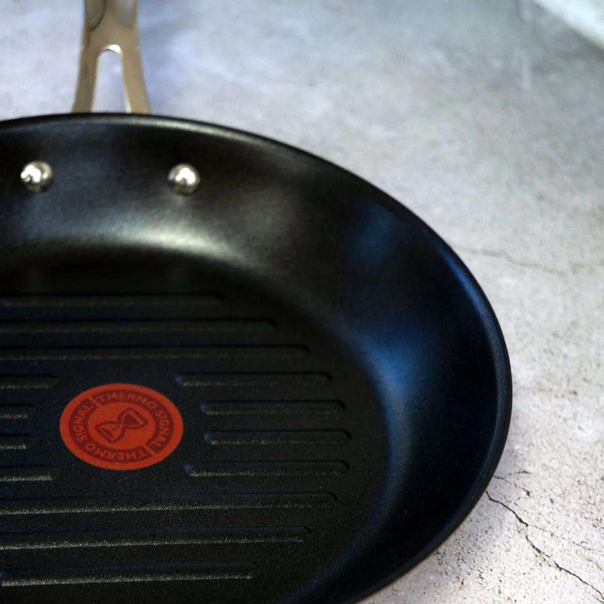 Sartén grill Perfect Resist Titanium mango inox Tefal - Imagen 7