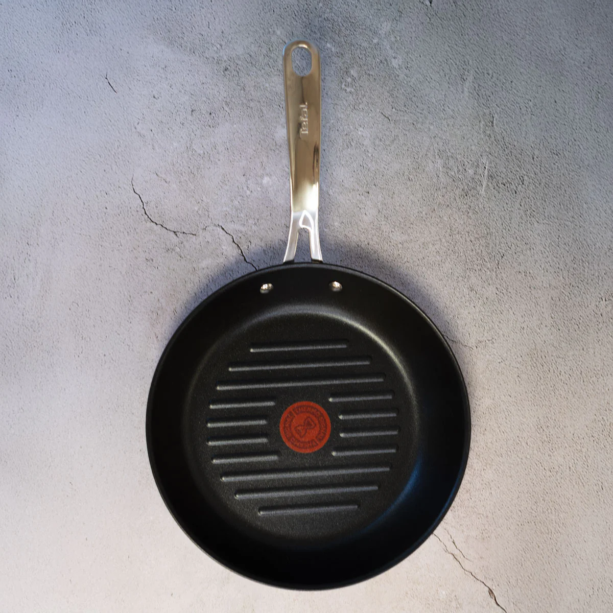 Sartén grill Perfect Resist Titanium mango inox Tefal - Imagen 5