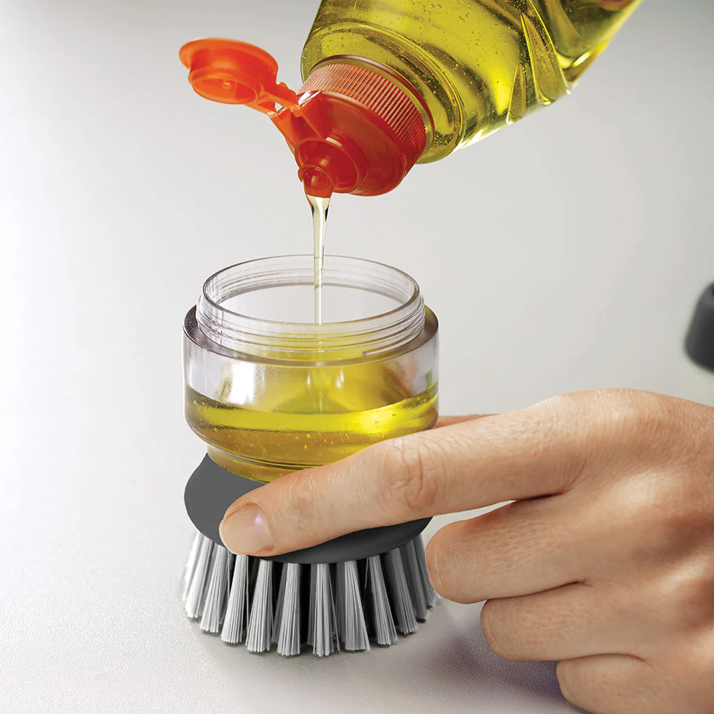 Juego de dispensador de jabón y cepillo Palm Scrub Joseph Joseph - Imagen 4