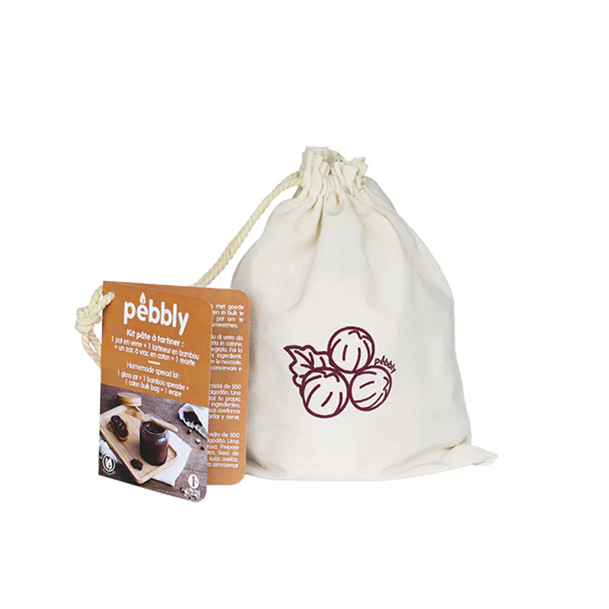 Set 3 piezas para cremas untables Pebbly - Imagen 5