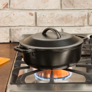 Cacerola con tapa tipo cocotte de hierro fundido Lodge