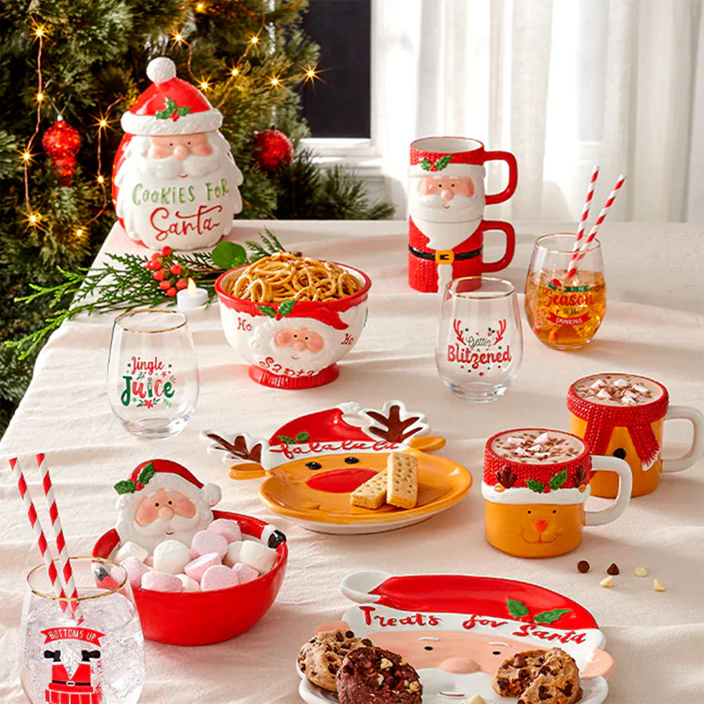 Set de 2 tazas apilables Mug Reno de Navidad Ladelle - Imagen 3