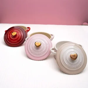 Mini cocotte pomo dorado Le Creuset