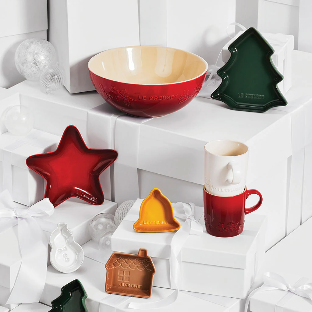 Set de 4 platos mini cerámicos ¡Edición Especial Navidad! Le Creuset - Imagen 8