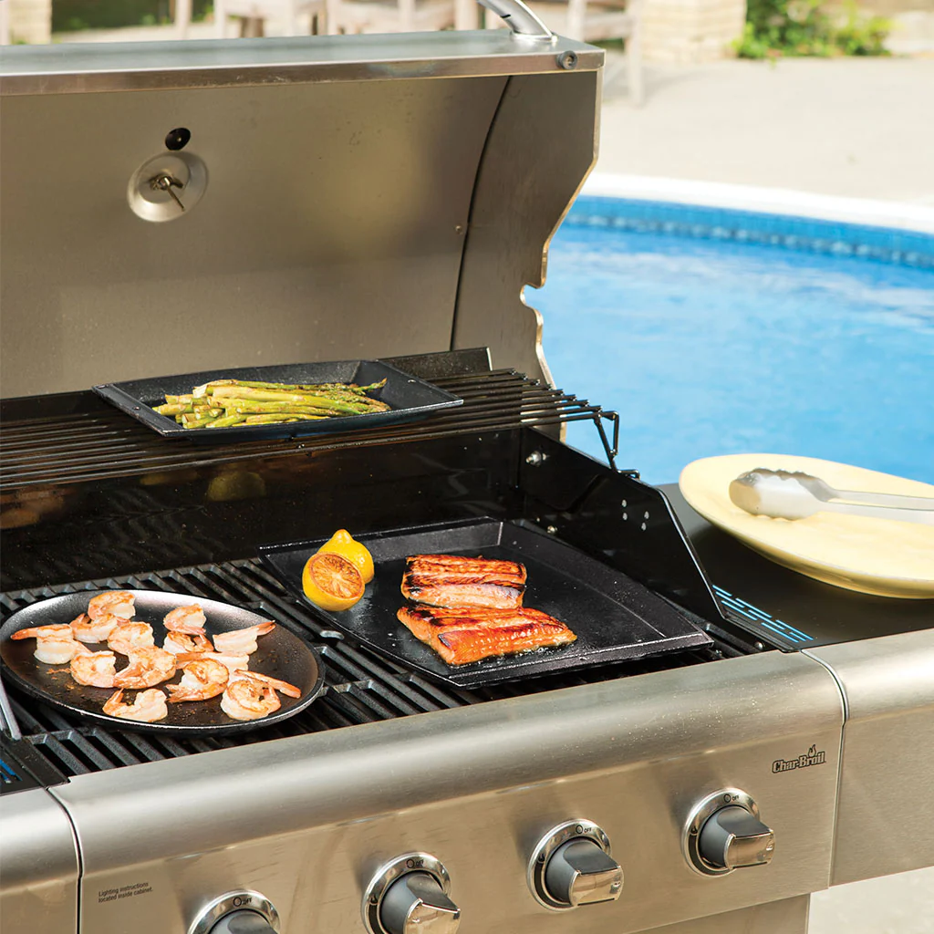 Plancha y plato ovalado de hierro 2 en 1 Lodge - Imagen 6