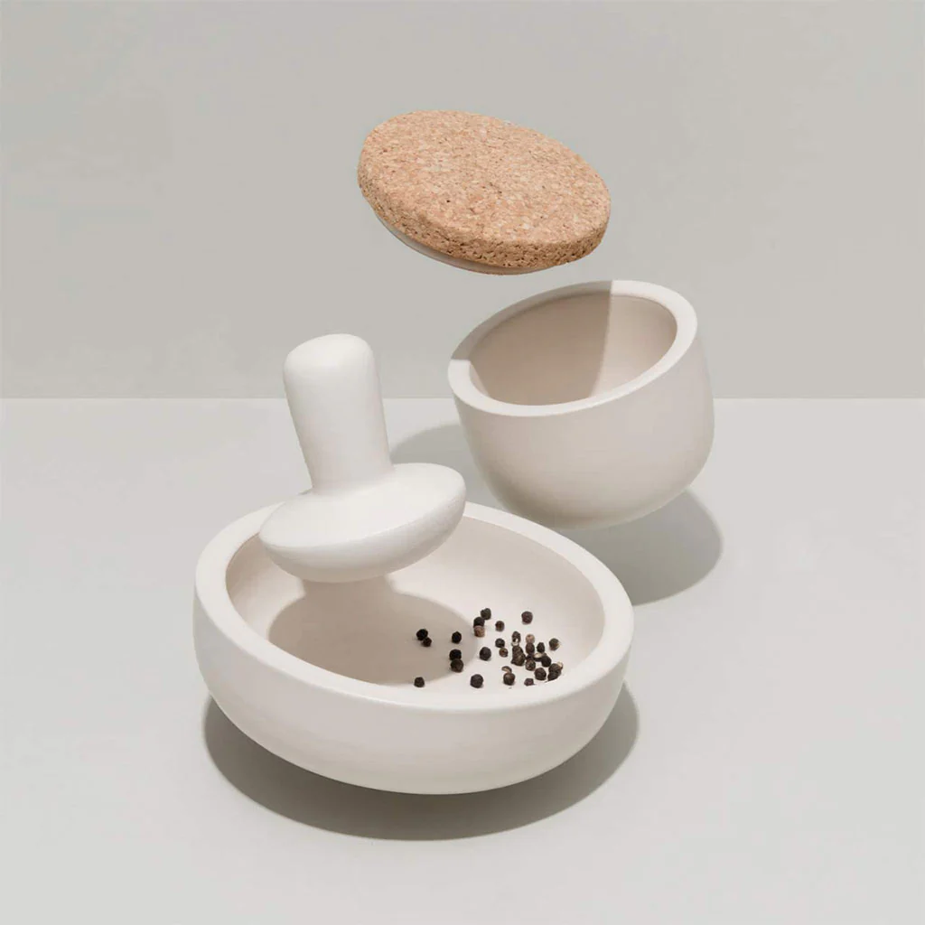 Mortero cerámico con tapa Berghoff - Imagen 4