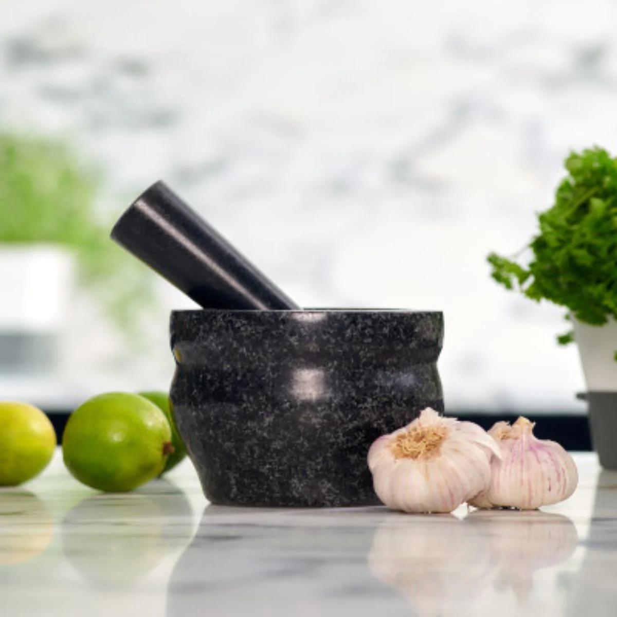 Mortero con mano granito Cole&Mason - Imagen 4