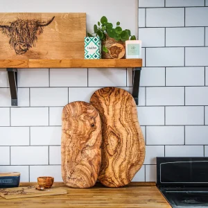 Tabla para cortar de madera de olivo Selbrae