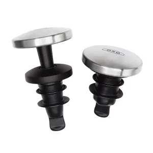 Set de 2 tapones herméticos para vino OXO