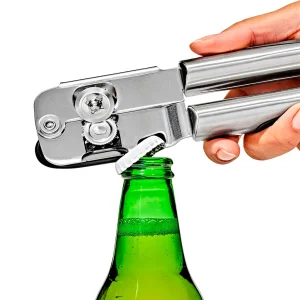 Abrelatas de acero inoxidable 3en1 OXO