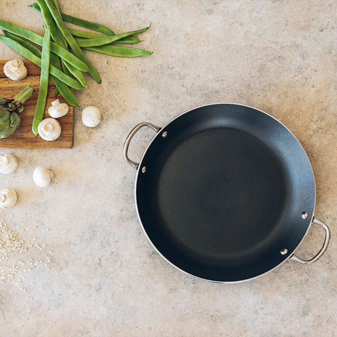 Paellera antiadherente Resistent Plus Monix - Imagen 2