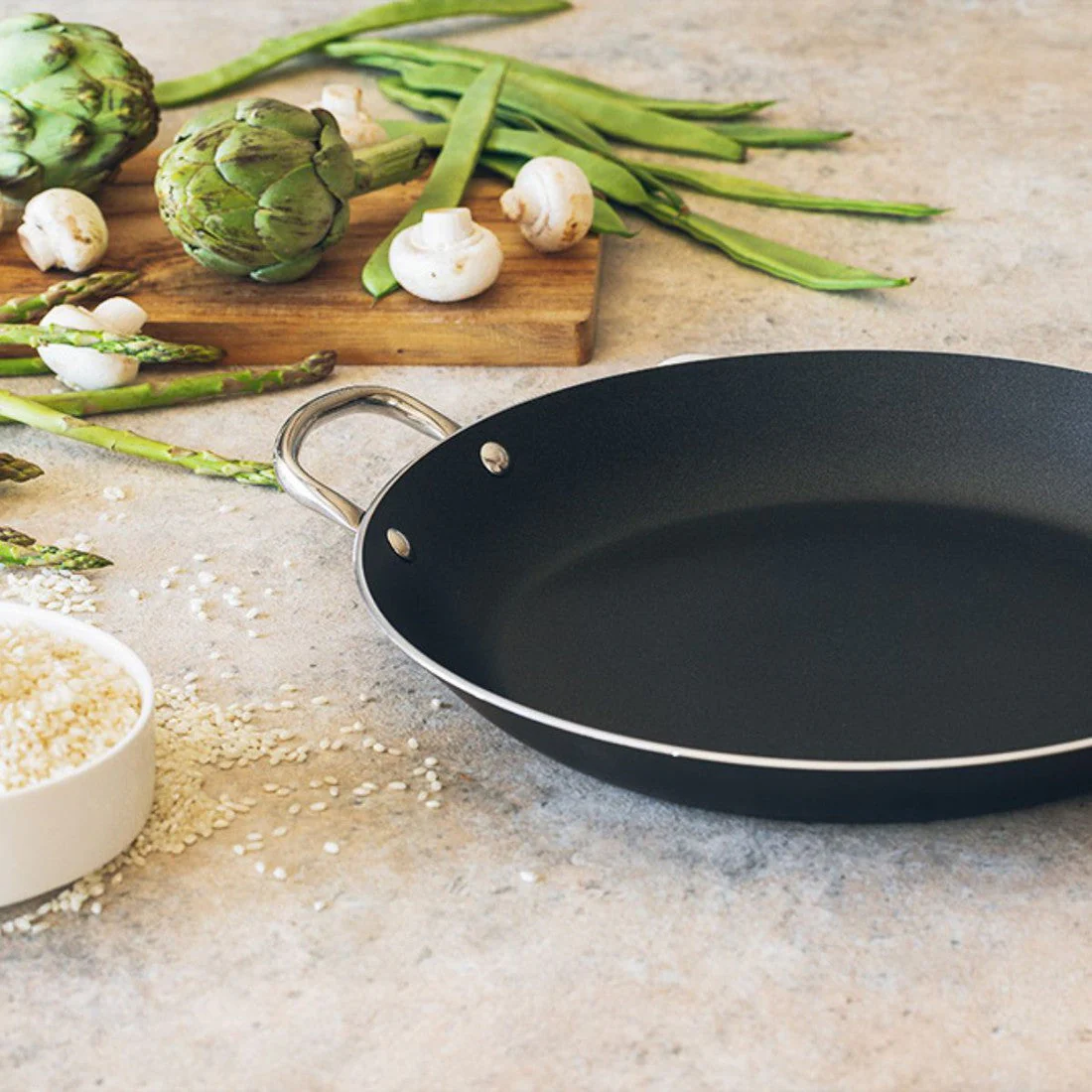 Paellera antiadherente Resistent Plus Monix - Imagen 3