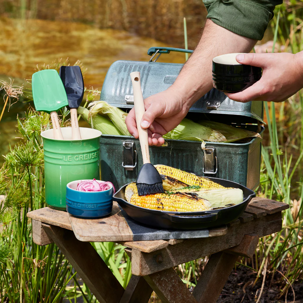 Parrilla tipo skillet redonda alta grill Evolution Le Creuset - Imagen 5