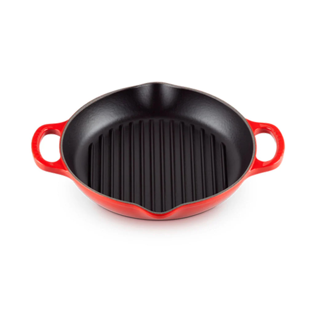 Parrilla tipo skillet redonda alta grill Evolution Le Creuset - Imagen 4