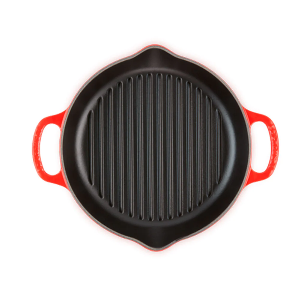 Parrilla tipo skillet redonda alta grill Evolution Le Creuset - Imagen 6