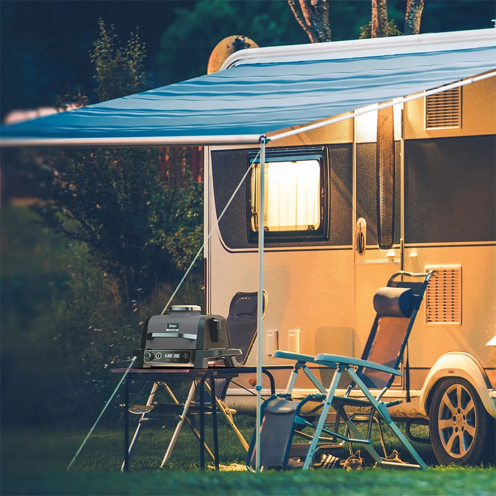 Parrilla eléctrica de exterior con ahumador y freidora de aire Ninja® - Imagen 9