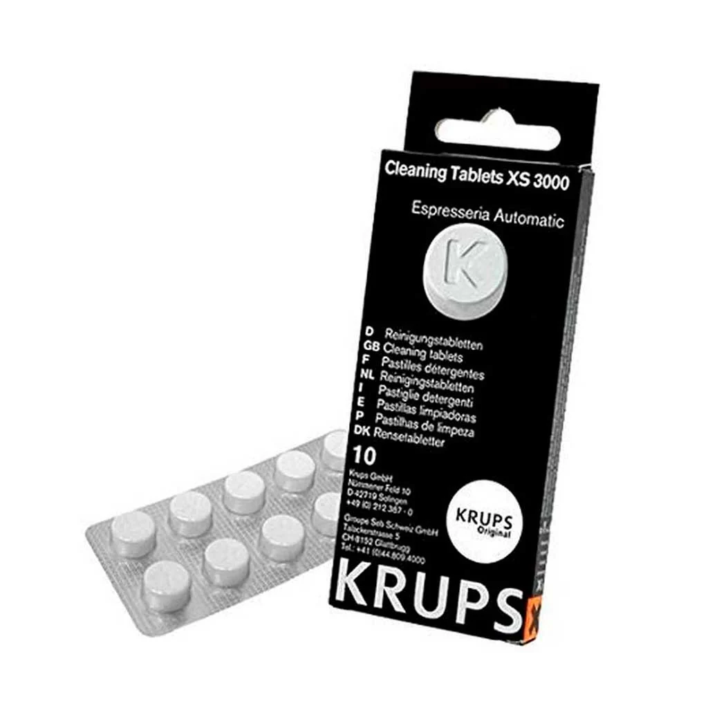 Pastillas limpia cafeteras de Krups