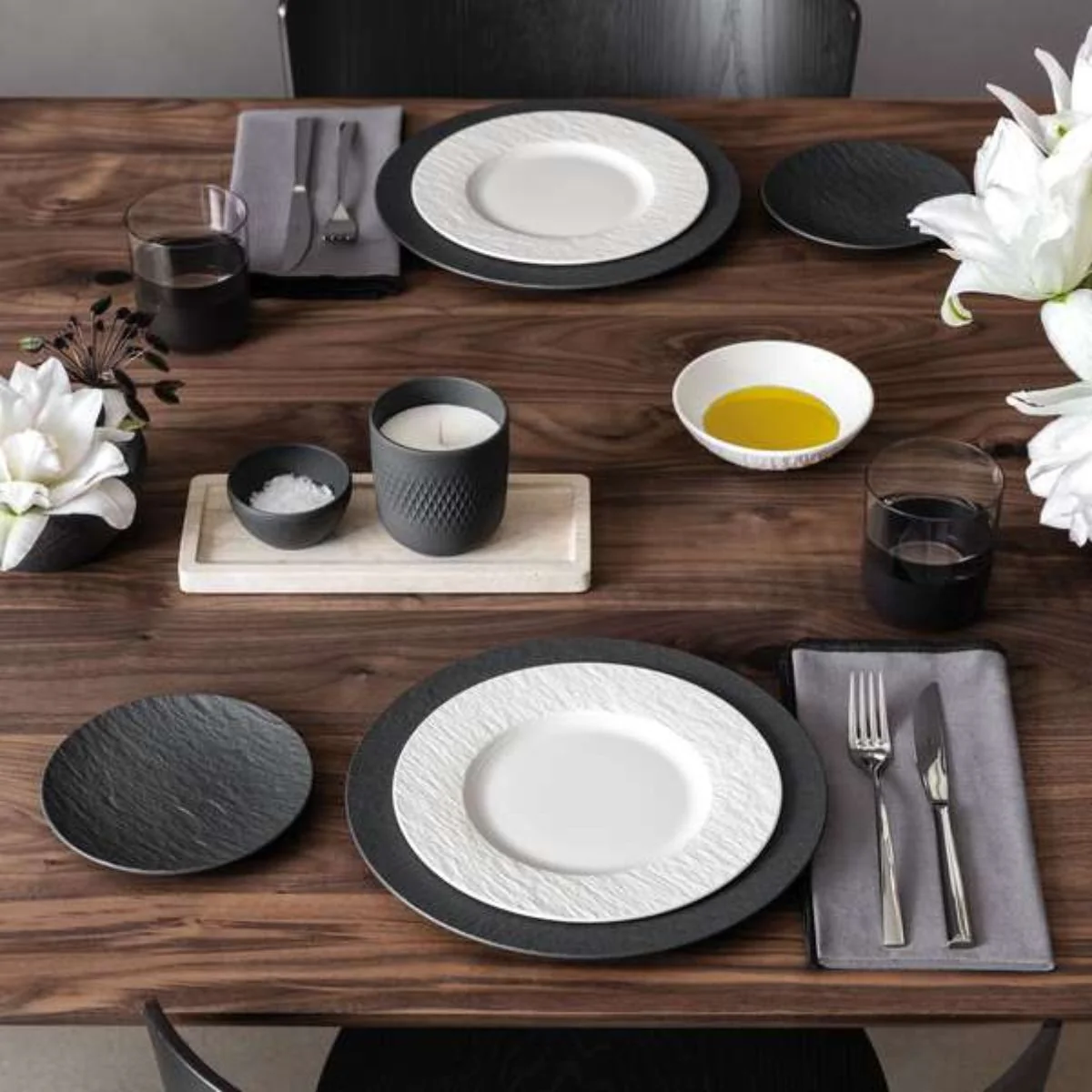 Plato de porcelana Manufacture Rock Villeroy & Boch - Imagen 2