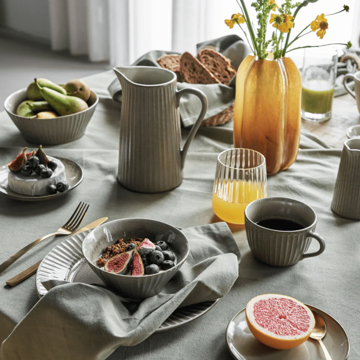 Jarra de gres Pleat House Doctor - Imagen 8