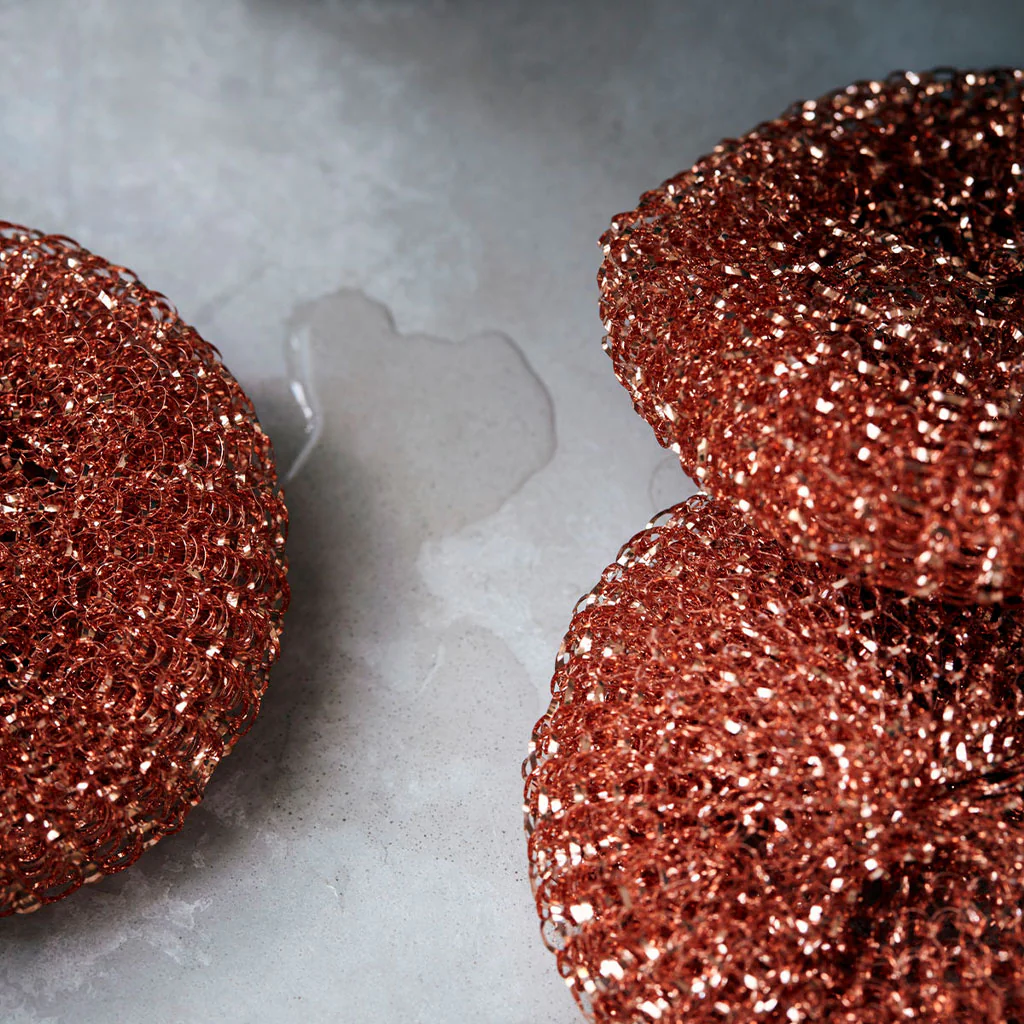 Set de 3 esponjas de cobre Inula de Meraki - Imagen 3