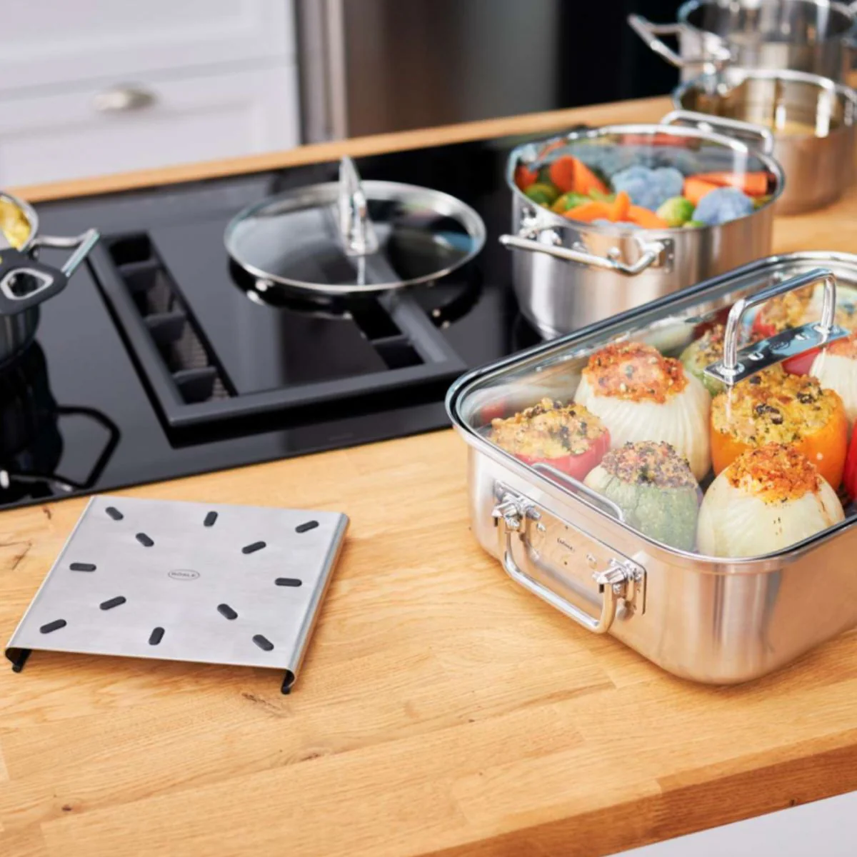 Salvamanteles de acero inoxidable Rösle