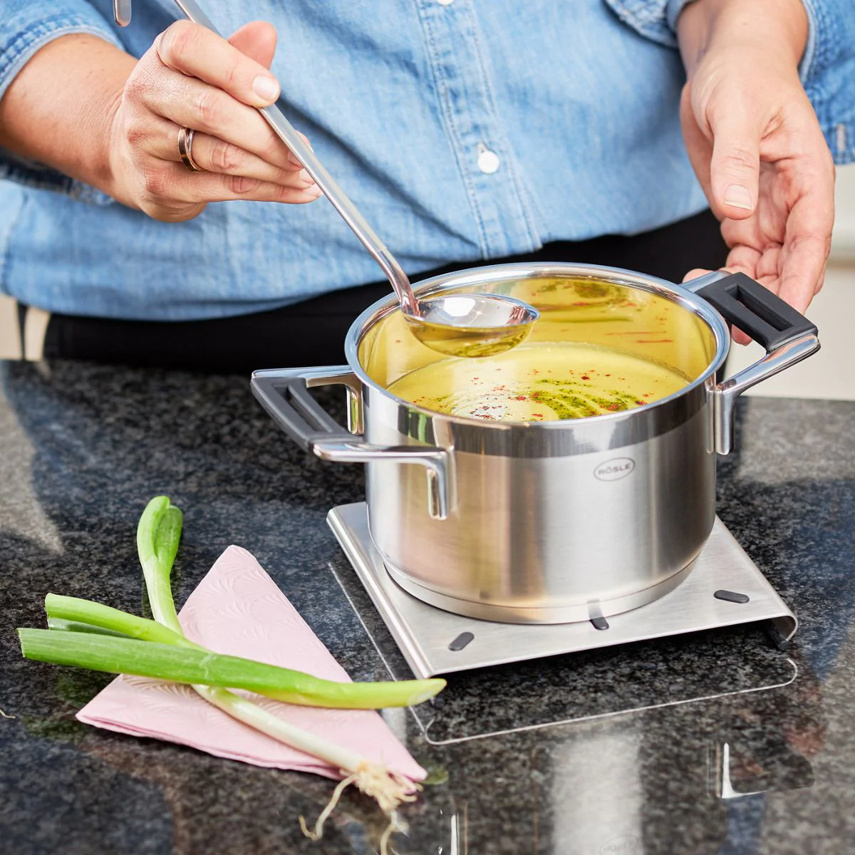 Salvamanteles de acero inoxidable Rösle - Imagen 3