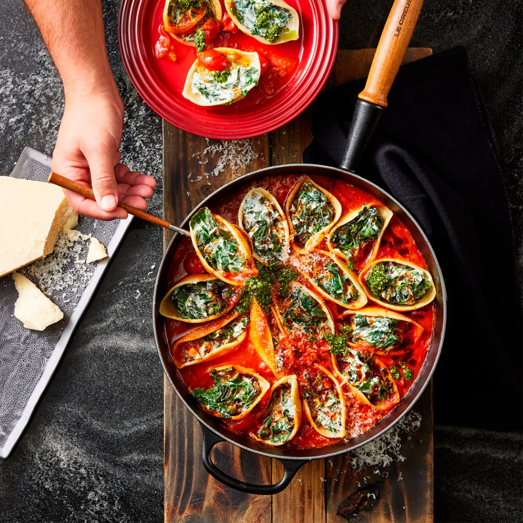 Sartén de hierro con mango de madera Le Creuset - Imagen 3