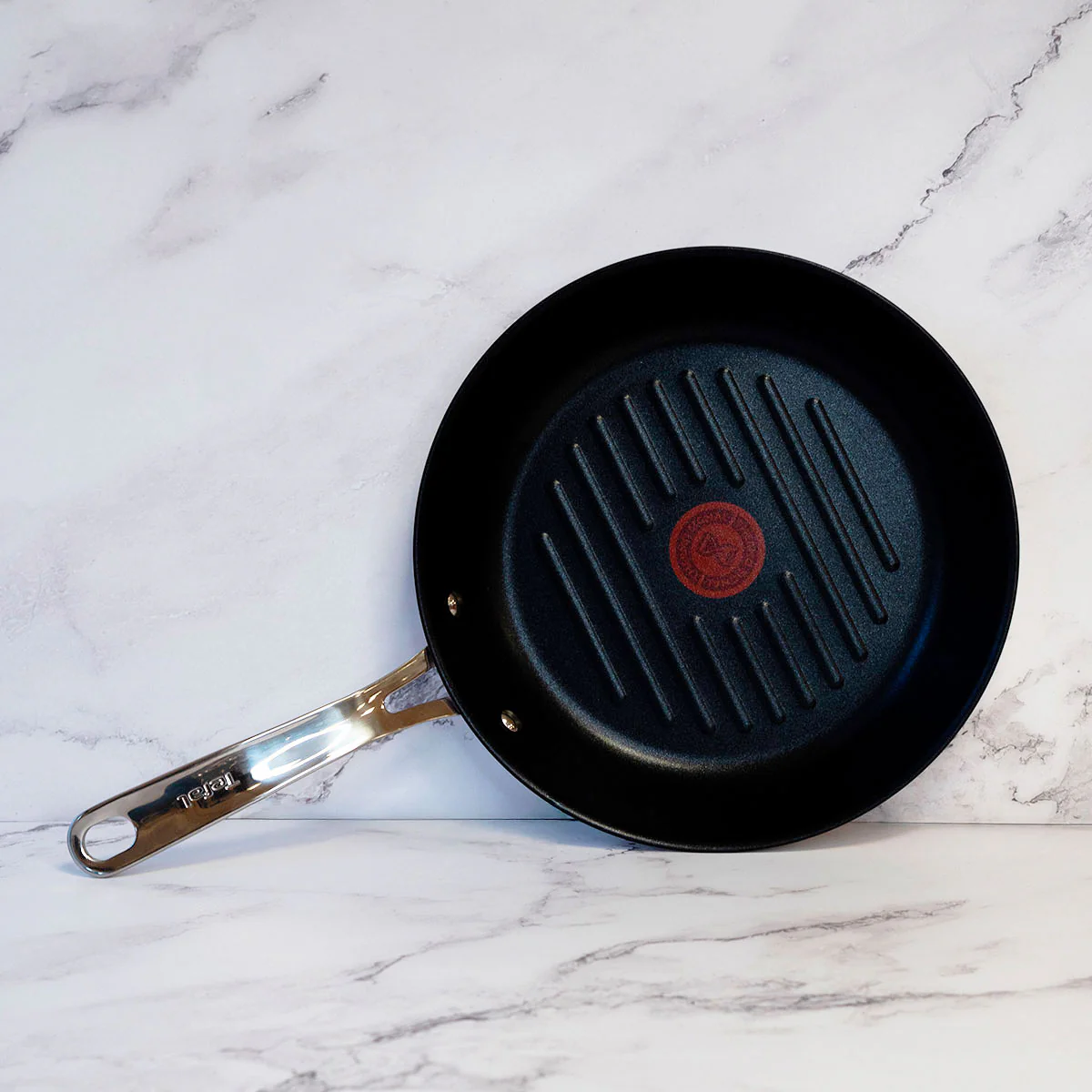 Sartén grill Perfect Resist Titanium mango inox Tefal - Imagen 2