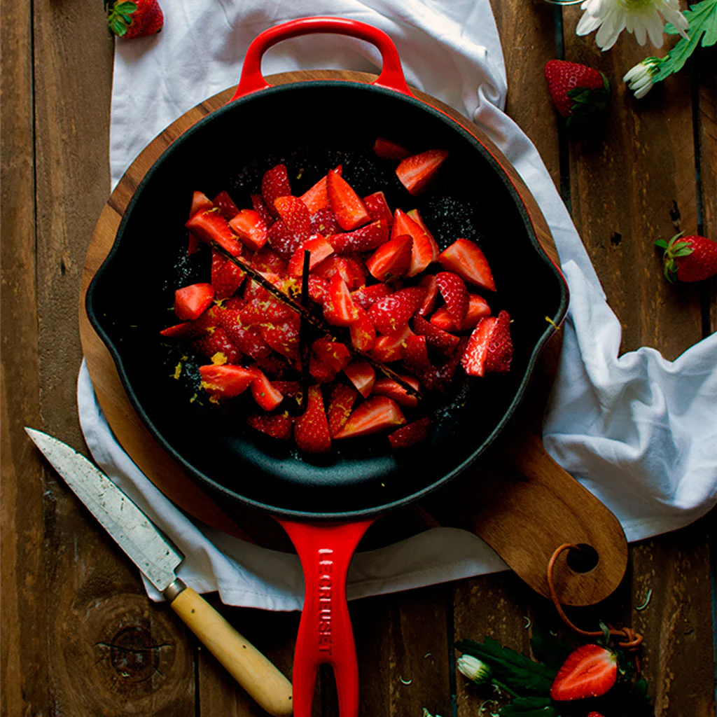 Pack sartén de hierro skillet y Sartén acero inoxidable Le Creuset - Imagen 8